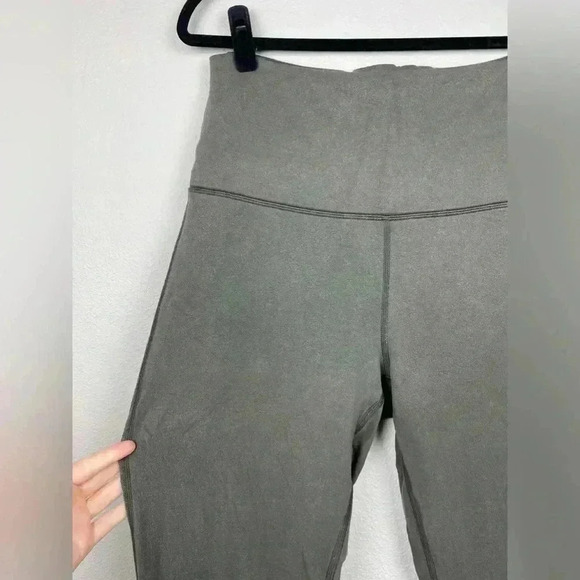 Lululemon Women's 10 Wunder Lounge Super High-Rise Tight 28" Green Soft Pants - Picture 5 of 14